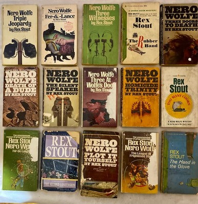 Nero Wolfe Rex Stout  CHOOSE AS MANY ROUGH READERS & GET FLAT $5. SHIPPING #POOR