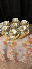 32 pieces vintage Royal Albert Tea Rose Cups Saucers Plates Creamer Sugar Bowl