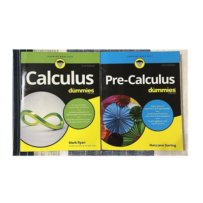 For Dummies Calculus & Pre-Calculus Study Guides Ryan Sterling 3rd Ed Wiley