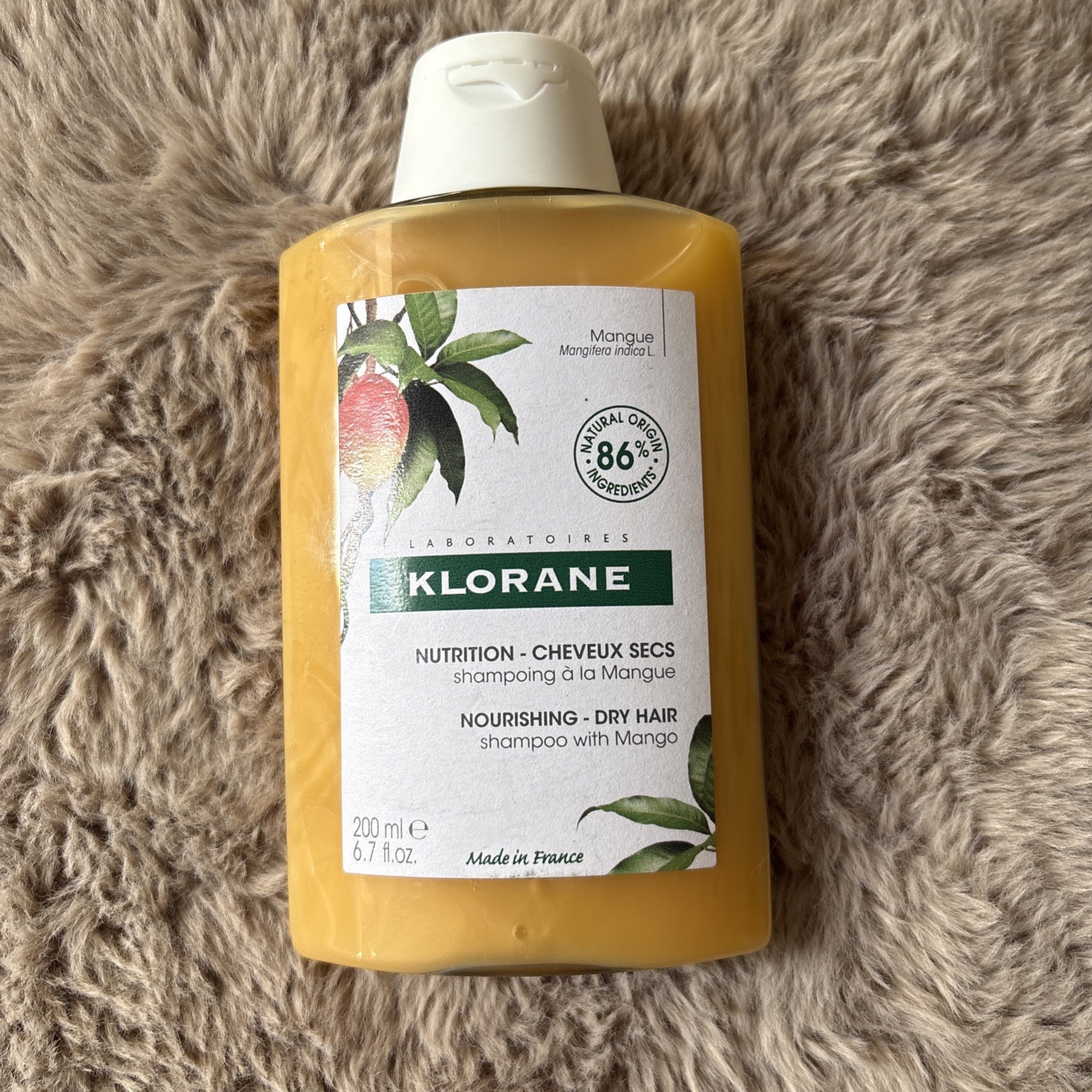 Klorane Nourishing Shampoo with Mango for Dry Hair 200ml
