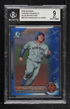2022 Bowman Chrome Prospects Blue Refractor Francisco Alvarez BGS 9 MINT 1i3r