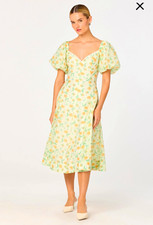 Anthropologie x ASTR The Label Mayra Puff Sleeve Midi Dress