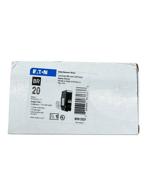#ad Eaton BRN120GF 20 Amp 1 Pole BR GFCI Circuit Breaker $54.99