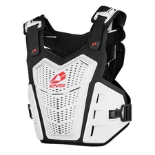 EVS  F120-WH-S/M F1 Roost Deflector White/Red - Small/Medium