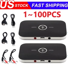 Bluetooth Transmitter & Receiver Wireless Adapter For Home stereos/speakers Lot