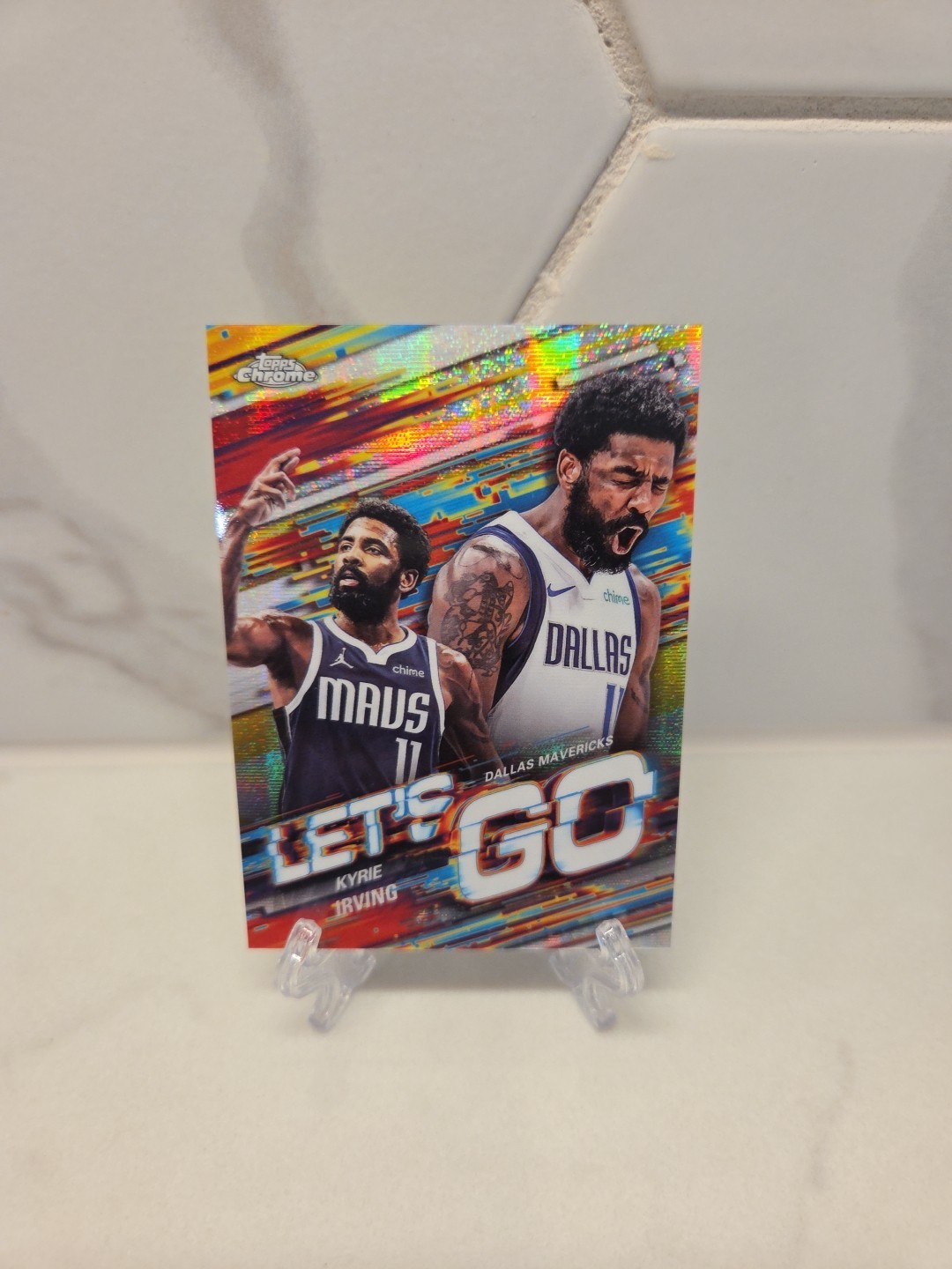 2025-26 Topps Chrome KYRIE IRVING Lets Go LET'S GO (LG-5) SSP Case Hit