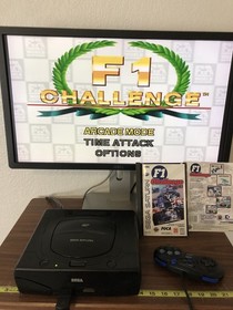 F1 Challenge Sega Saturn 1996 Virgin Foca 1 Official NO Case Formula One Racing