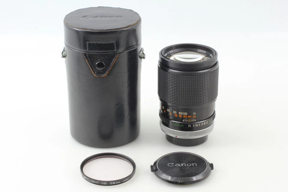 【Почти как новый + чехол】 Телеобъектив Canon FD 135 мм F2.5 MF для F-1 A-1 из Японии - Изображение 2 из 4