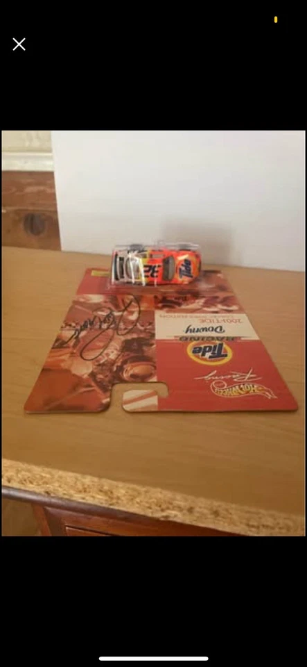 Hot Wheels Racing Tide Downy 2001 Edición Coleccionista #32 Ricky Craven FIRMADO Foto 3 de 4