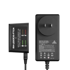 1/2Pack For Black and Decker 40Volt 5.0AH Battery/Charger Max Lithium LBXR36