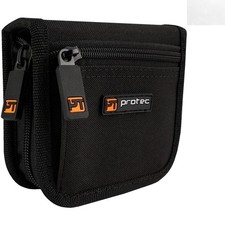 Pro Tec A212ZIP Triple Tuba Mouthpiece Pouch - Rugged Nylon  Zipper Closure
