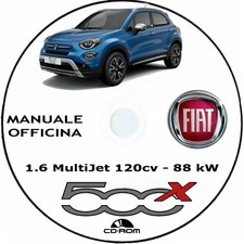 Fiat 500X (FCA).Manuale Officina 1.6 Multijet 120 CV.