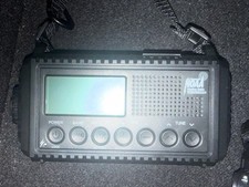 NOAA/AM/FM/SW Emergency Radio Digital w/ LCD Screen 5000mAh 5 Way Powered -Black