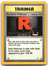 Rocket's Hideout 63/64 Uncommon Neo Revelation Pokemon Unlimited MP on eBay