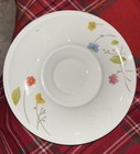 4 NEW Saucer Plate Just Flowers Mikasa A4182 Orange Flowers Japan Bone China — photo 4