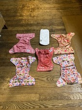 , Baby Alva And Bum Genius Reusable Diaper Lot