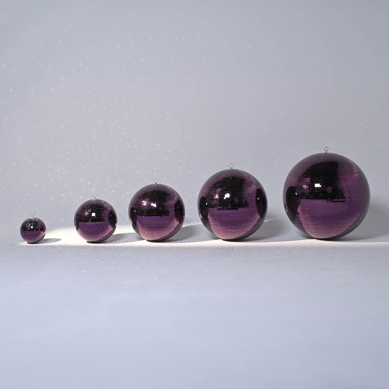 AplusChoice 8PCS Disco Ball 7"/12"/16"/20"/24" 70s 80s Party Wedding Purple
