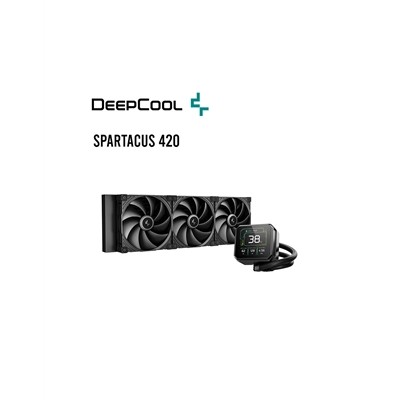 Deepcool Spartacus 420 Aio Cpu Liquid Cooler - 420Mm Lcd Gen 6 Pump Argb Black - Image 2