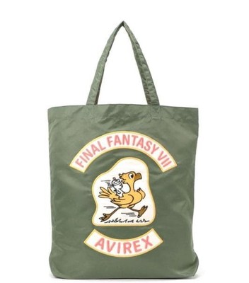 AVIREX x Final Fantasy VII Remake Chocobo Flight Nylon Tote Bag Neu