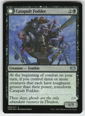 Catapult Fodder Foil U Innistrad: Crimson Vow 99 MTG