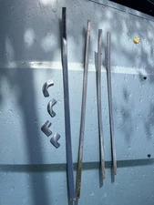 1979-83 Datsun 280ZX Rear Hatch Trunk Glass Corner  Trim Molding 8 Pieces 2+0