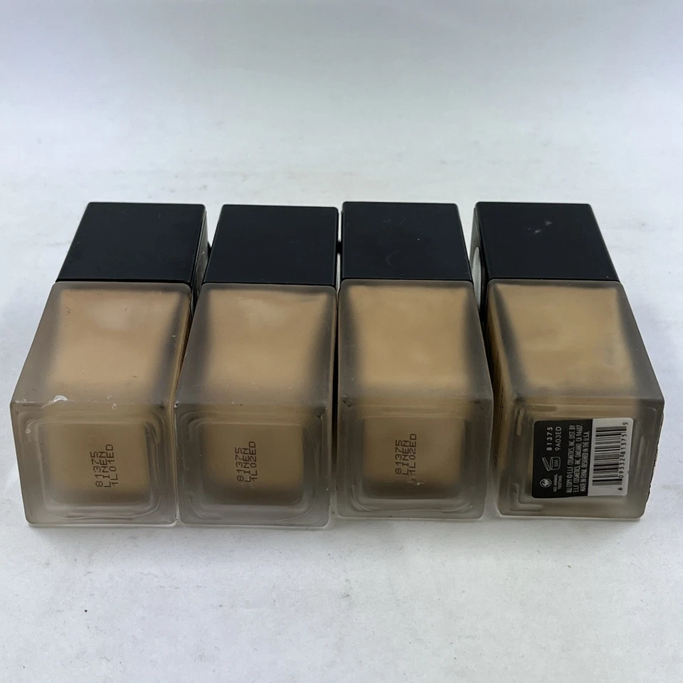 ELF Flawless Satin Foundation 320 Linen Medium Coverage .68 oz. New Lot Of 4 - Image 4 of 4