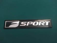 Includes Yu Packet Shipping LEXUS F SPORT Emblem Plate Large 2.5cm x 12cm x 1m