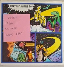 Snap! Mary Had A Little Boy Vinyl Record VG/G+ 113831 1990