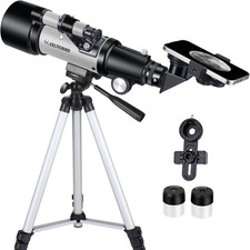 Beginner Telescope for Kids  Adults - 70mm Aperture, Tripod  Phone Adapter