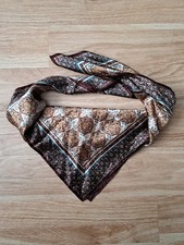Bandana Halstuch Braun Vintage Kopftuch