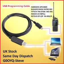 Programming Cable for TYT TM-D70W MD-441 APX-8000 Retevis RT-22P RA-89G/R Luna