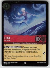 Elsa - Ice Surfer Cold Foil Common The First Chapter 109/204 Lorcana NM