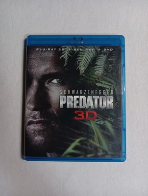 Predator (Blu-ray + 3D + DVD, 2013, 2-Disc Set) Arnold Schwarzenegger