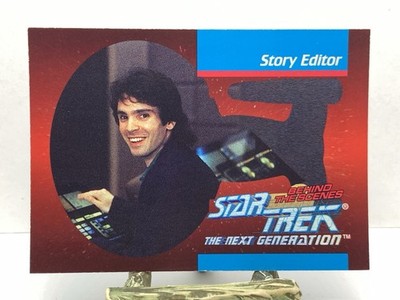 Star Trek 1993 Next Generation SKYBOX BEHIND THE SCENES BTS07 Brannon Braga