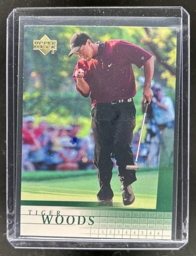 2001 Upper Deck Tiger Woods Rookie RC #1
