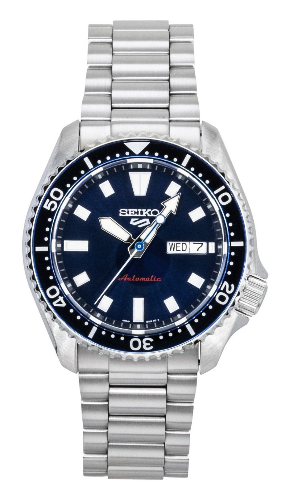 Seiko 5 Sports Blue Dial Automatic Sports Steel 100M Men's Watch SRPL83K1