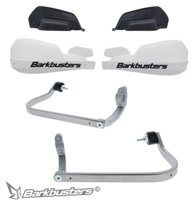 Barkbusters Hardware+VPS Plastics White BHG-108 Honda Transalp XL750 2023+