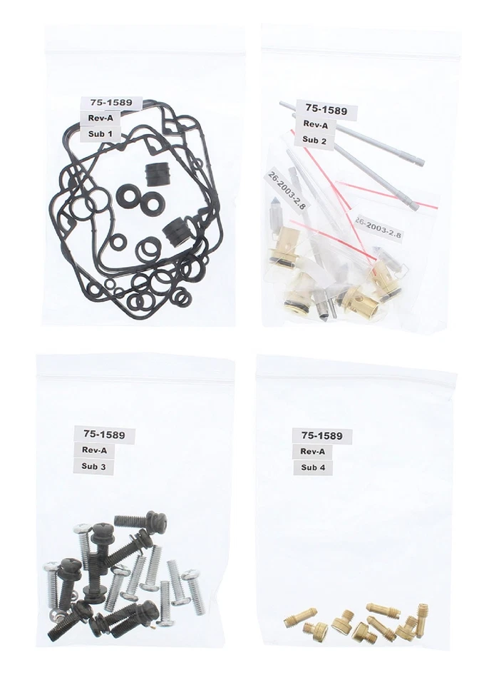 Kit de reconstrucción de carburador para Suzuki GSXR750 1993-1995; 26-1712 Foto 2 de 4