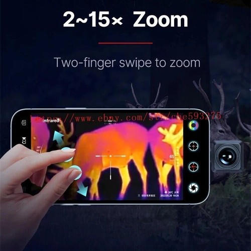 Monocular térmico Xinfrared T2 Pro visión nocturna para caza 1300 m para iOS y Android - Imagen 2 de 24