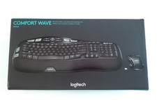 Logitech MK550 Comfort Wave Wireless Keyboard and Mouse Combo - Open Box