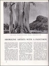 ABORIGINE ARTISTS WITH A PAINT-BOX. AN ORIGINAL ARTICLE FROM THE STUDIO MAGAZINE