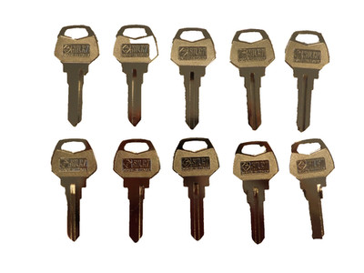 SILCA HY4 HARLEY DAVIDSON MOTORCYCLE  X125 KEY BLANKS 10 PACK