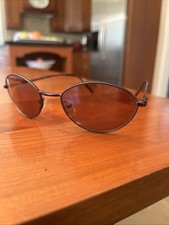 Serengeti Sunglasses SOLANO DR 5639 Brown Metal Oval Shades Sunnies