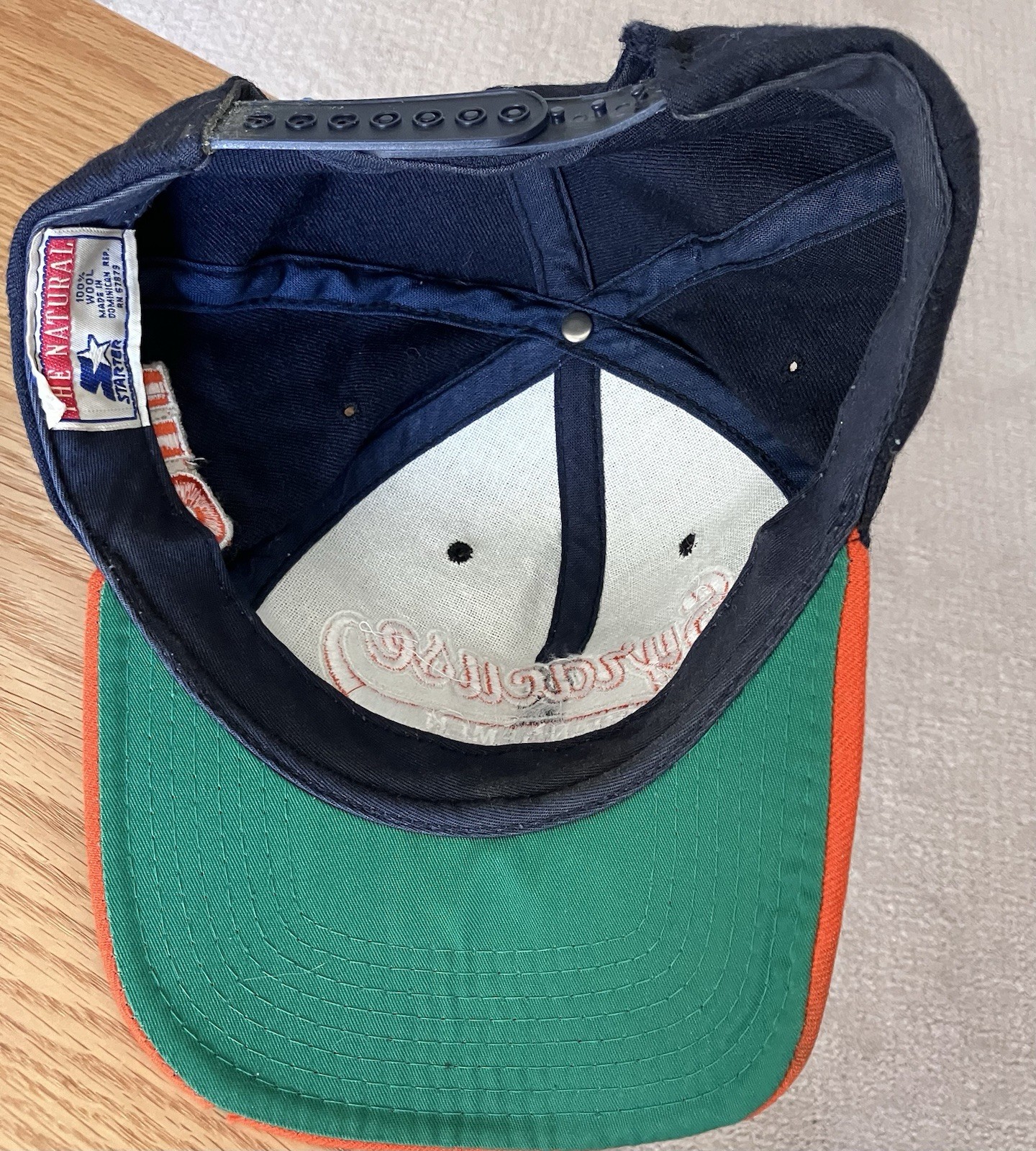 Two Syracuse Orange Sport Caps- A Starter Cap & A Nike Cap                (2091) thumbnail 4