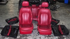 2014-2017 Maserati Ghibli Complete Interior Seat & Door Panel Set Red Rosso Okay