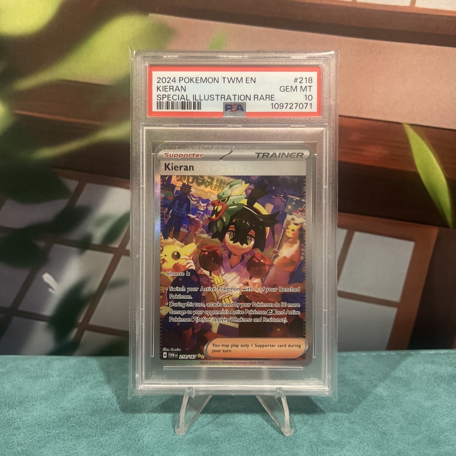 Kieran 218/167 Sv06: Twilight Masquerade Holo PSA 10