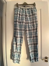 Jack Wills Blue Tartan PJ Bottoms - UK 8
