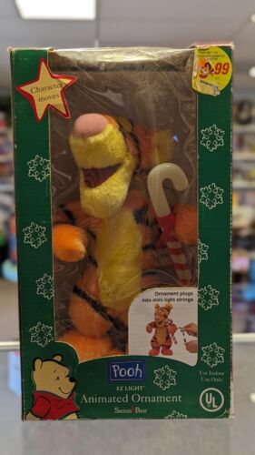 Santa's Best EZ Light Animated Ornament Tigger From Winnie The Pooh (Box Damage) - Picture 1 of 5