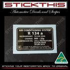 <!--F#f_0-->Holden HSV VT VX V2 WH GTS Senator - R134a Gas Air Conditioning AC Decal Sticker<!--F/-->
