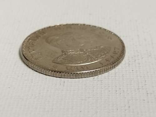 1966 1 Baht Thailand Copper-nickel Coin (Rama IX) "5th Asian Games" - Picture 7 of 8